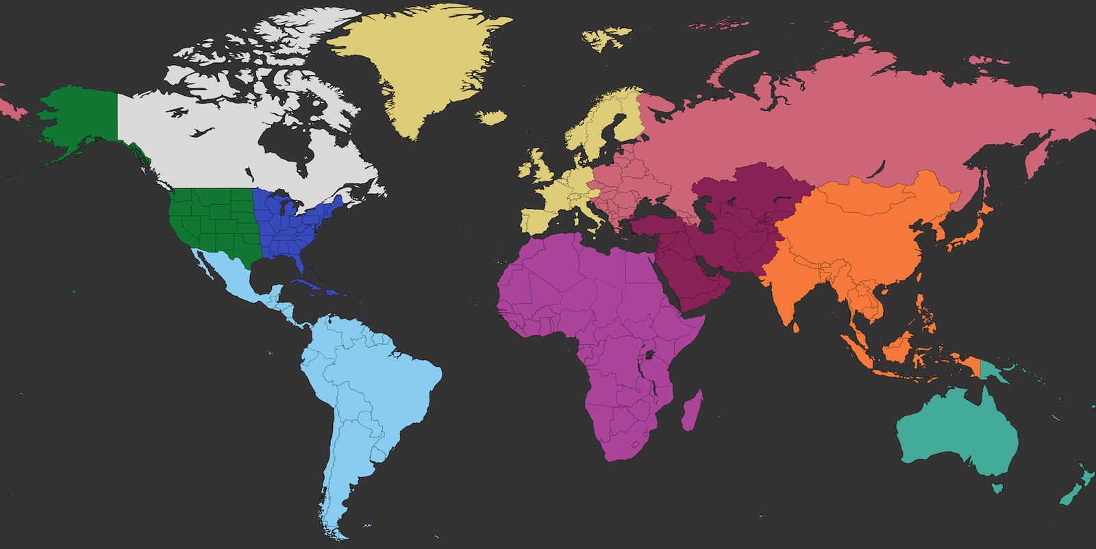 New ATC Region Assignments